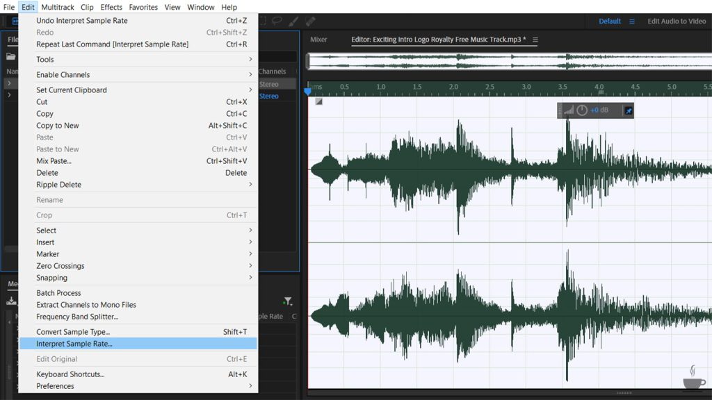 یکسان سازی sample rate دو صدا